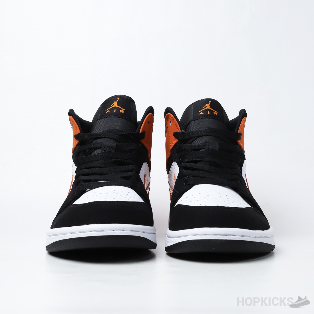 jordan 1 mid shattered backboard on feet